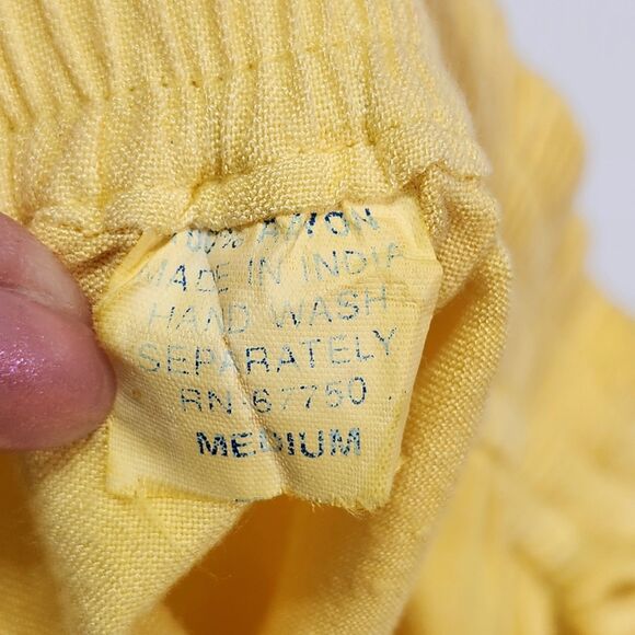 Two Piece Beach Tunic Skirt Size Medium Coastal Grandma Summer Boho *flaws - Picture 12 of 16